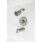 Kingston Brass Tub and Shower Faucet, Brushed Nickel KB6698EX - alternate 2